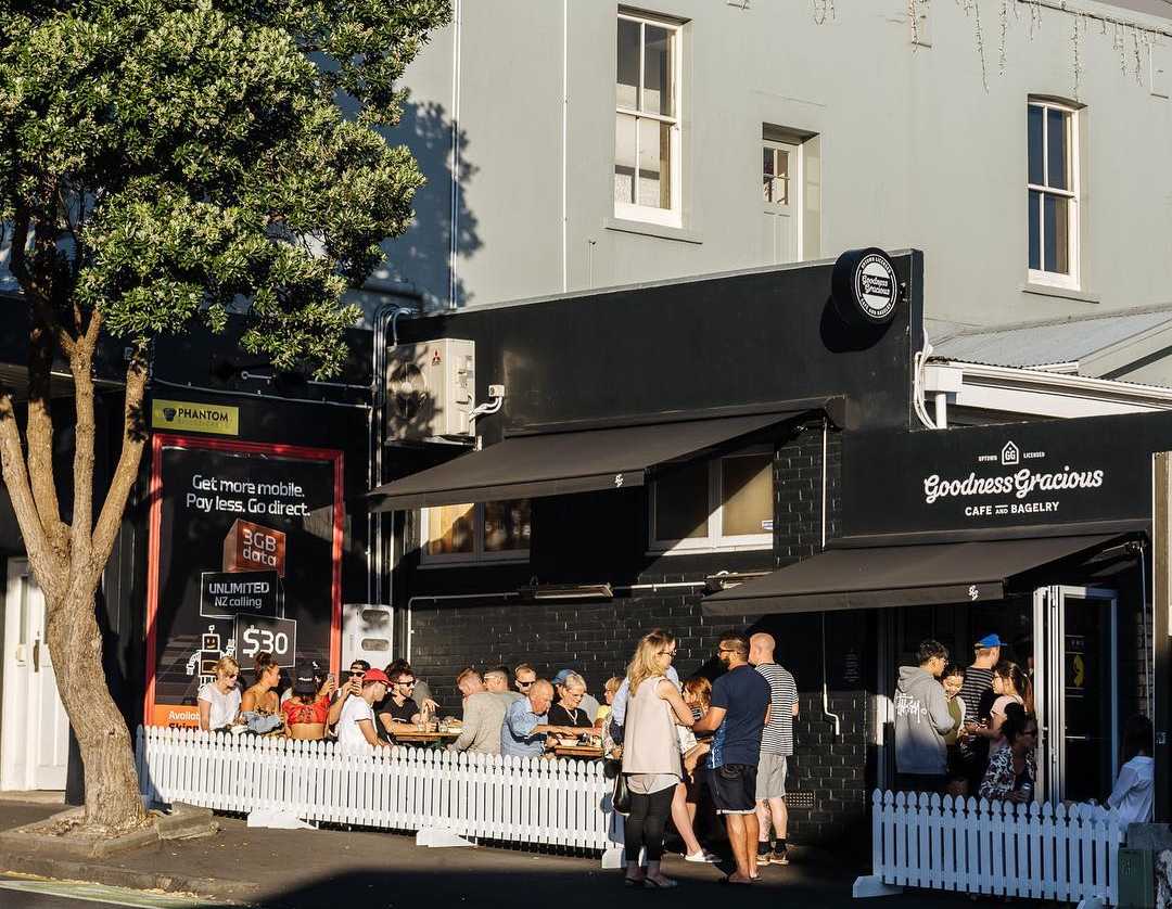 Goodness Gracious New North Road Eden Terrace Auckland bagels coffee