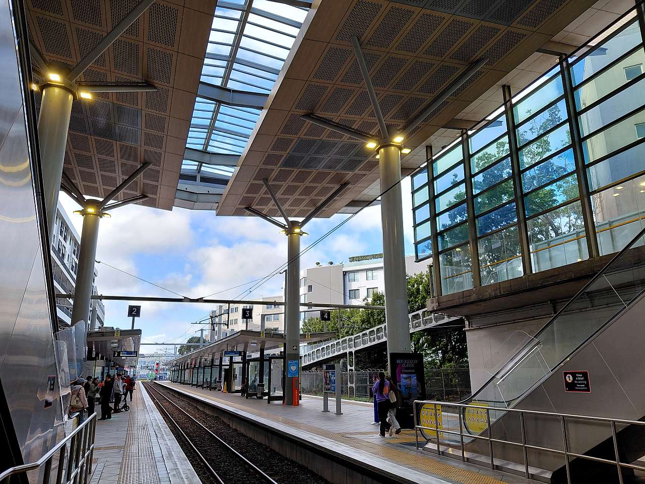 Newmarket train station Auckland