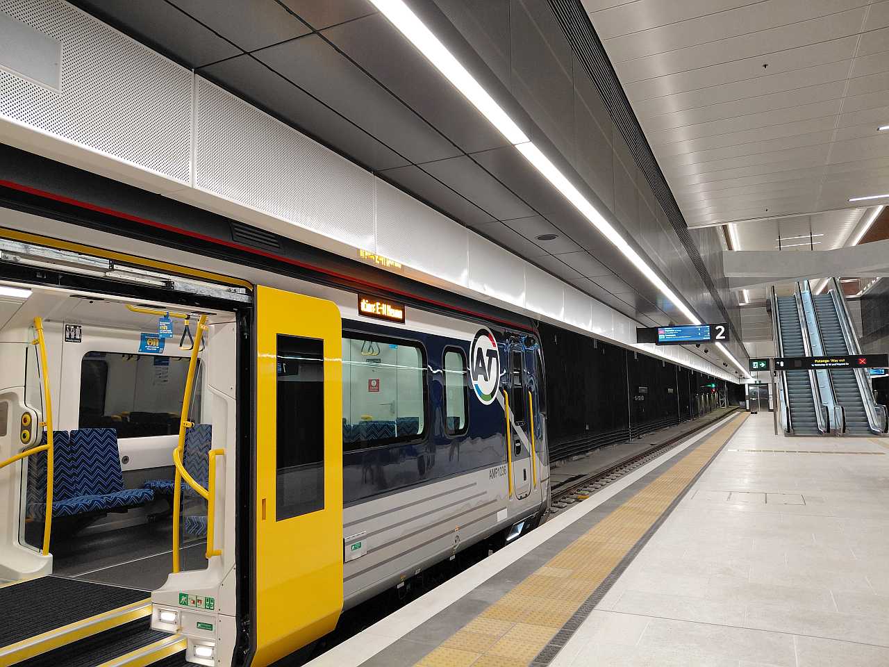 City Rail Link Auckland construction