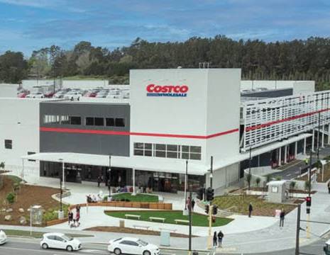 Costco Wholesale Westgate Gunton Drive Auckland warehouse bulk shopping food court