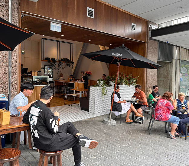 Orra Coffee Shop Maki Street Westgate Auckland cosy cafe pastries